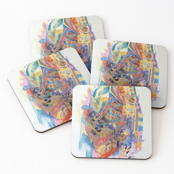 Item preview, Tribal medicine festival vibe in mixed media designed and sold by SandLDesign.