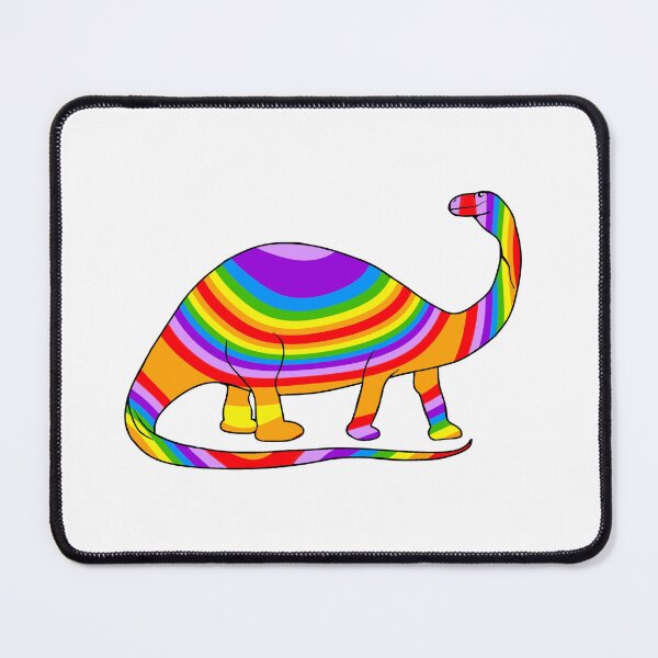 Item preview, Rainbow Dinosaur Brontosaurus designed and sold by Sartoris Art.