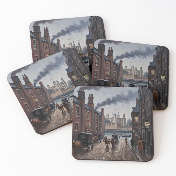 Item preview, Vintage art of Industrial London  in the 1800s designed and sold by Vintage Designs +.