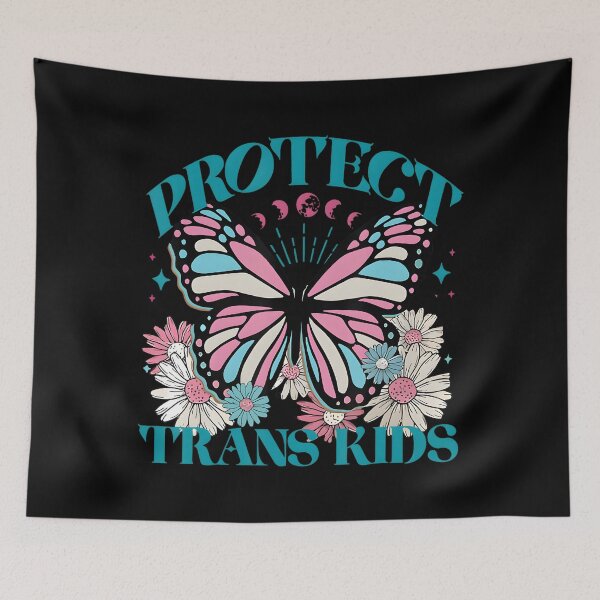 Item preview, Protect Trans Kids Butterfly LGBT Gay Lesbian Transgender designed and sold by Cute-Collection.