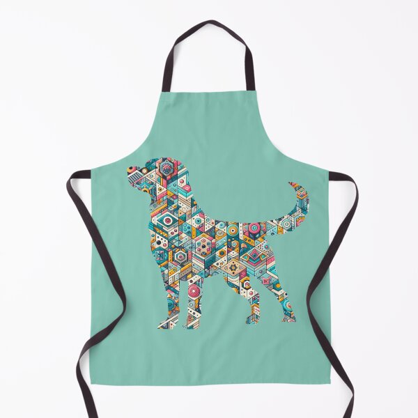 Item preview, Labrador Retriever Silhouette with Boho Design designed and sold by LifeCrush.