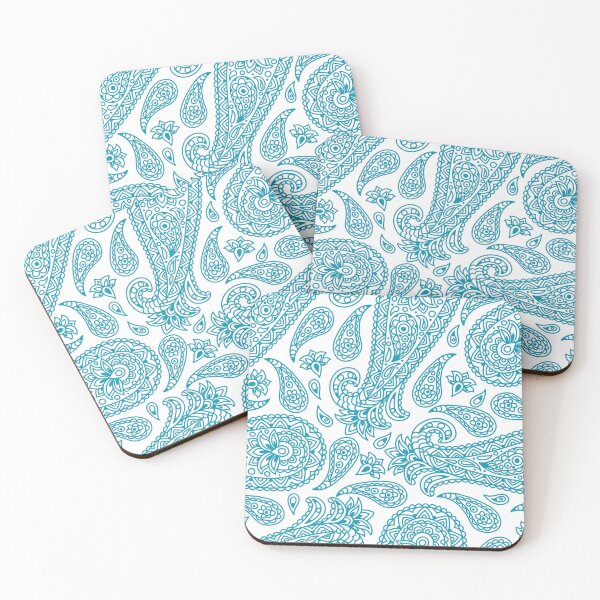 Item preview, blue boho print Ibiza style designed and sold by Renartdesign.