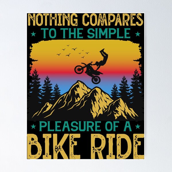 Item preview, Simple Pleasure of a Bike Ride - Mountain Biking designed and sold by travelesque.
