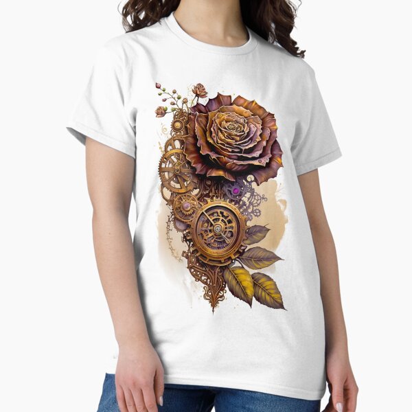 Item preview, Petals & Pistons: The Rose's Clockwork Cascade   designed and sold by I-Am-Paws.