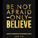 Be Not Afraid Only Believe Bible Verses Art Mark 5 36 Gold Ipad Case Skin By Shrijit Redbubble