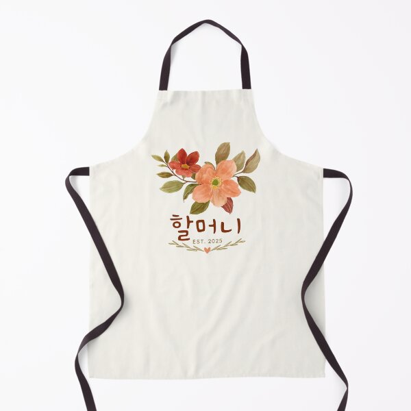 Item preview, 할머니 EST 2025 - Grandma in Korean - Flower Bouquet designed and sold by patternjp.