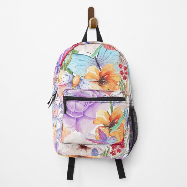 Item preview, Enchanted Garden Pattern | Watercolor Floral & Insect Art | Fantasy Nature Desig designed and sold by geraskonst.