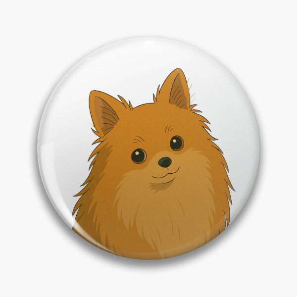 Item preview, Ghibli-style Pomeranian dog designed and sold by Renartdesign.
