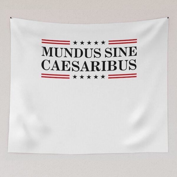 Item preview, Funny Retro Mundus Sine Caesaribus designed and sold by Shaun-Arts.
