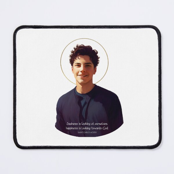 Item preview, Saint Carlo Acutis, First Millennial Saint designed and sold by VarnaChitra.