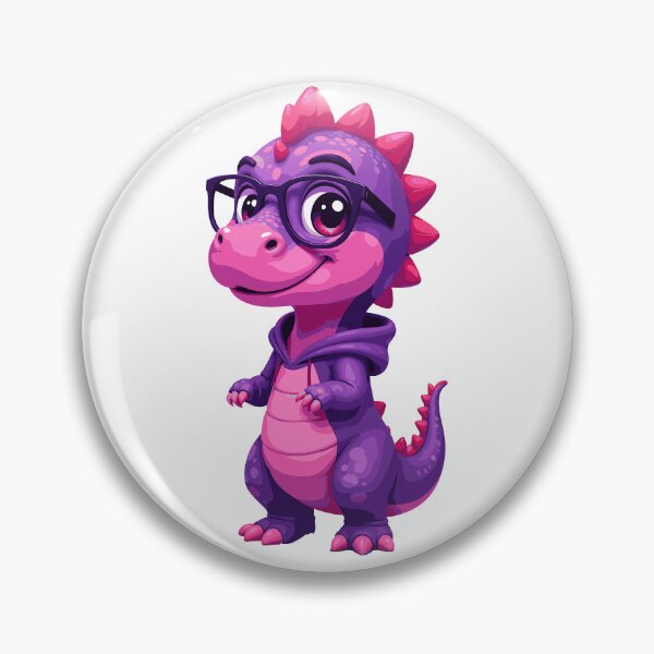 Artikelvorschau, Rosa & Lila Dinosaurier Nerd entworfen und verkauft von Bebrowny.