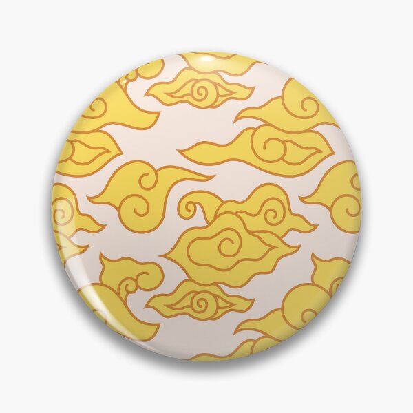 Item preview, yellow cloud pattern designed and sold by Renartdesign.