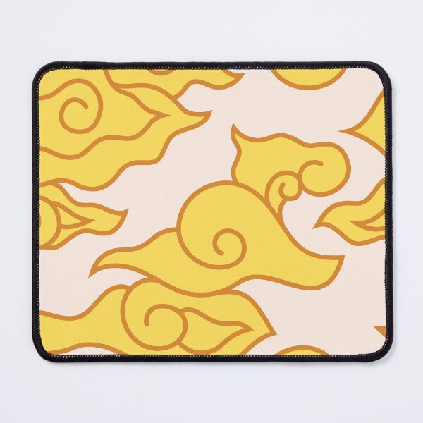 Item preview, yellow cloud pattern designed and sold by Renartdesign.