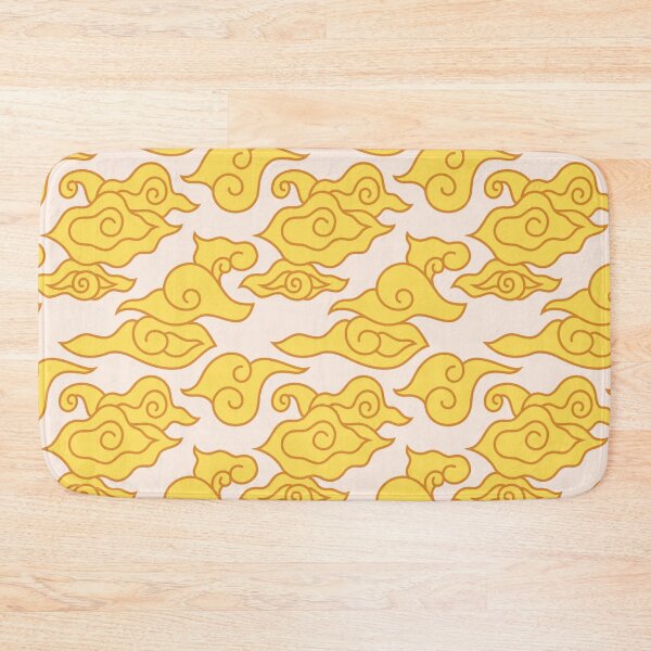 Item preview, yellow cloud pattern designed and sold by Renartdesign.