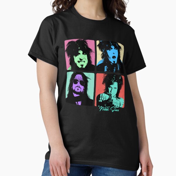 Item preview, Nikki Sixx Pop Art Retro 80s Music designed and sold by quotes-print.