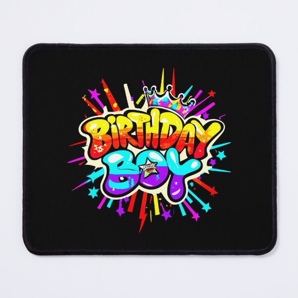 Item preview, Birthday Boy Graffiti Text designed and sold by SteezeeStore.