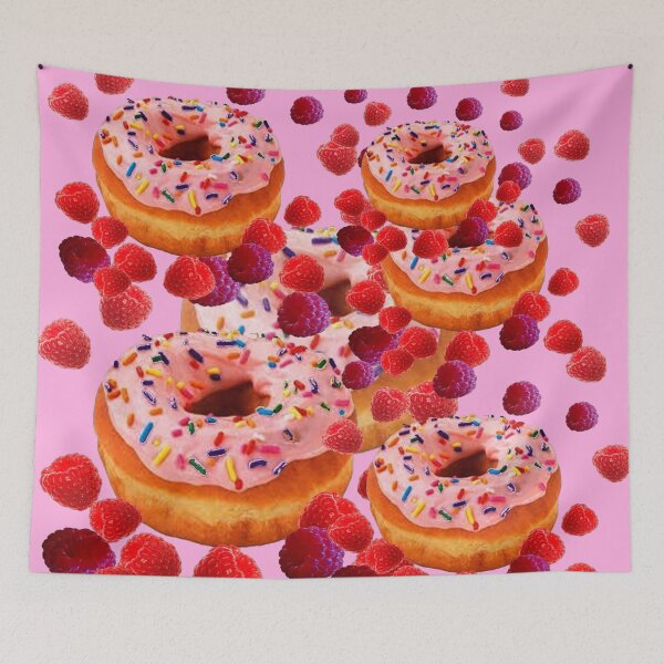 Item preview, DELICIOUS PINK PASTRY & RASPBERRIES DESSERTS  designed and sold by sharlesart.