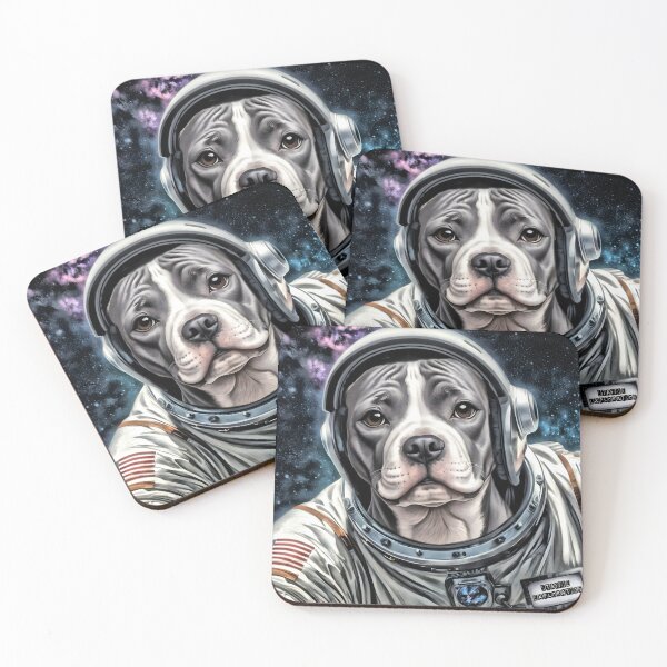 Item preview, Staffordshire Bull Terrier Space Exploration  designed and sold by NikkiBear67.