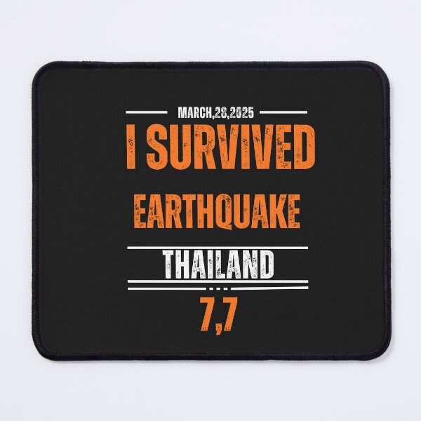 Item preview, I Survived Earthquake Thailand 7,7 designed and sold by Printek.