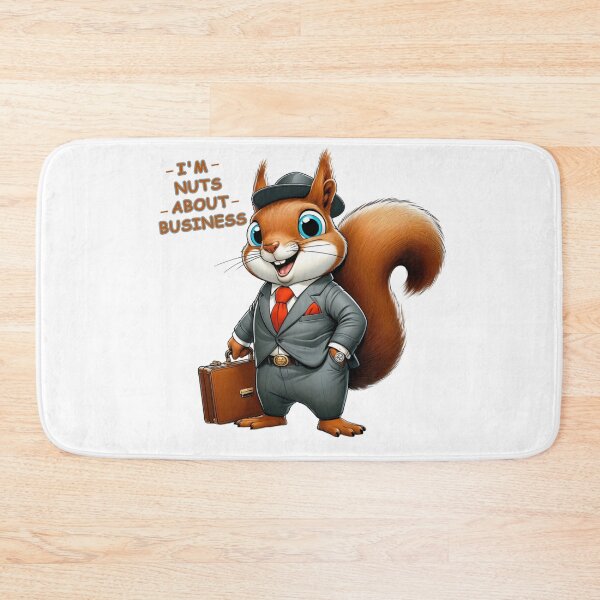 Item preview, Elegant Squirrel - The Entrepreneur in Action designed and sold by latelierdechris.