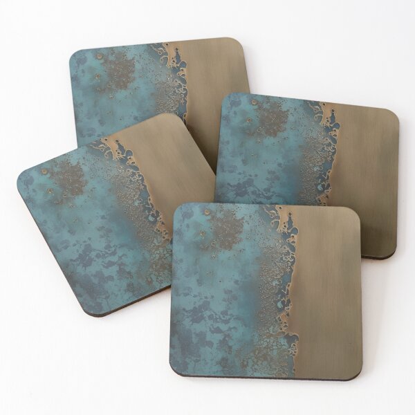Item preview, Oxidized Patina on Brushed Bronze Surface designed and sold by SurfaceCraft Studio.