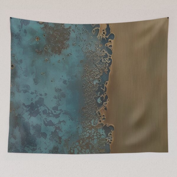 Item preview, Oxidized Patina on Brushed Bronze Surface designed and sold by SurfaceCraft Studio.