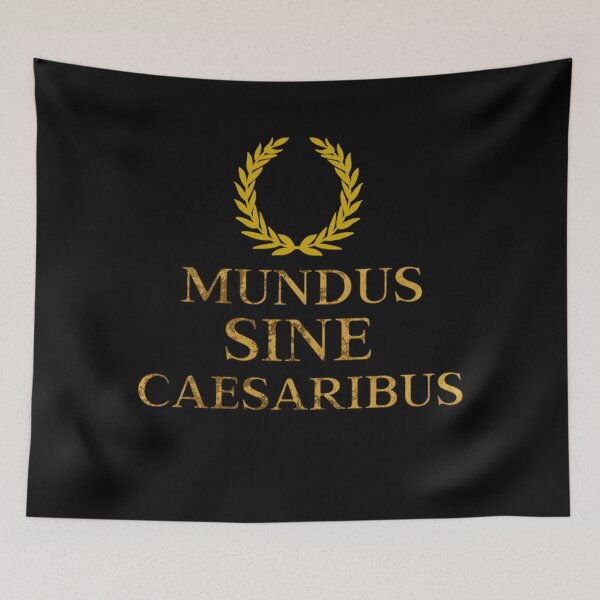 Item preview, Funny Vintage Mundus Sine Caesaribus Beautiful 80s designed and sold by Shaun-Arts.
