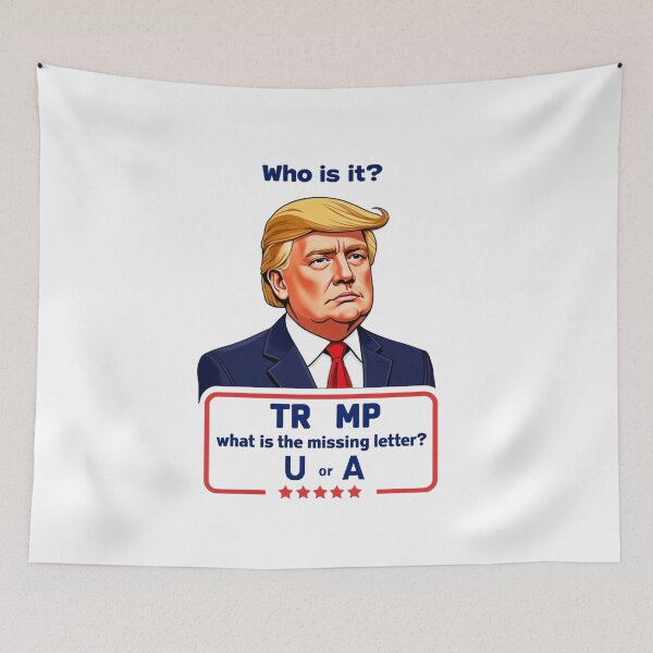 Item preview, Donald Trump Caricature - Funny and Political Riddle designed and sold by latelierdechris.