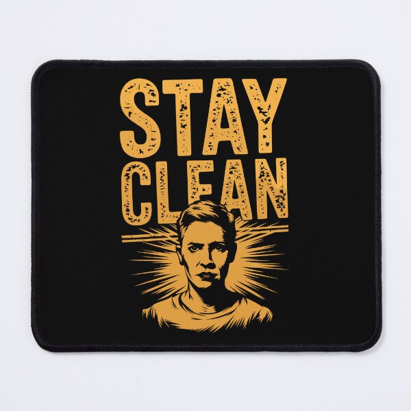 Item preview, Stay Clean - Sober Living Motivational designed and sold by Taans-Creation.