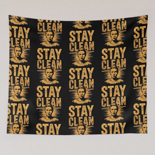 Item preview, Stay Clean - Sober Living Motivational designed and sold by Taans-Creation.