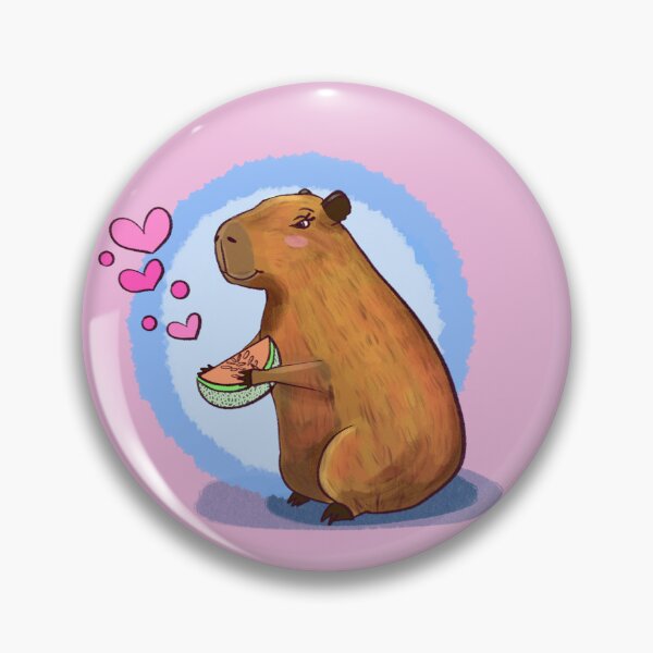 Item preview, Capybara with melon designed and sold by altairaleon.