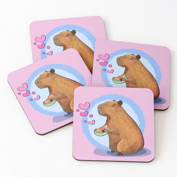 Item preview, Capybara with melon designed and sold by altairaleon.