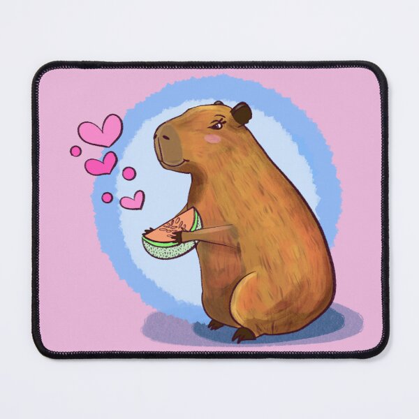 Item preview, Capybara with melon designed and sold by altairaleon.