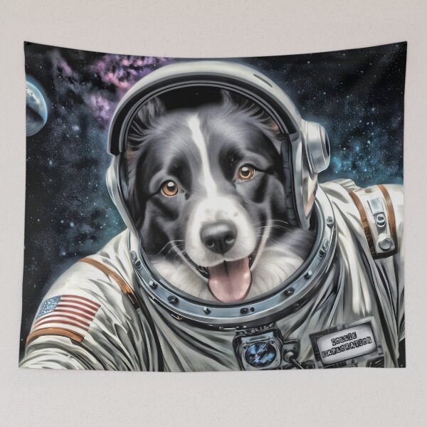 Item preview, Border Collie Space Exploration  designed and sold by NikkiBear67.