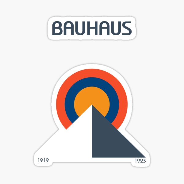 Artikel-Vorschau von Bauhaus-Pyramide, Poster, Wandkunst, Kunstwerk, moderner Hipster-Stil, designt und verkauft von OLEHBALU ART.