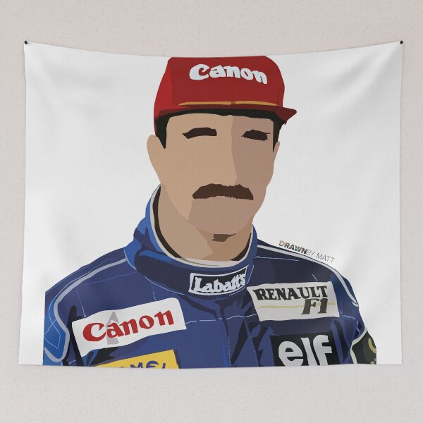 Item preview, Legendary race car driver drawing designed and sold by DrawnByMatt.
