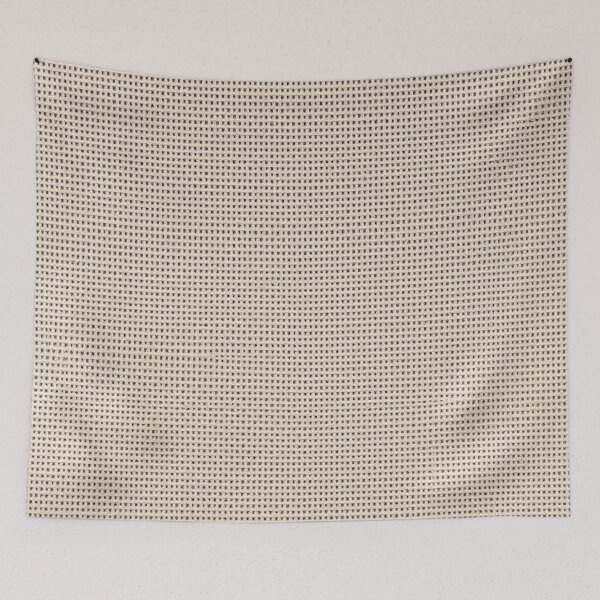 Item preview, Neutral Woven Grid Fabric Texture designed and sold by SurfaceCraft Studio.