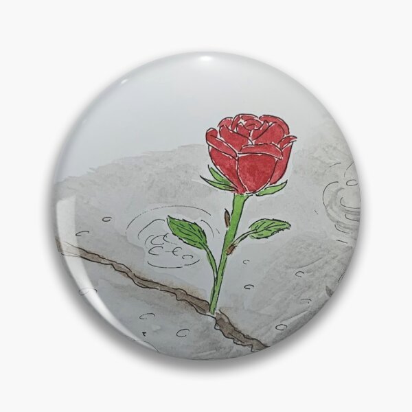 Item preview, Rose Growing Through Concrete Raining Design designed and sold by Mr Mouse Design.
