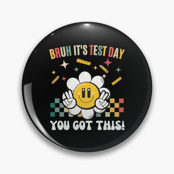 Item preview, Rertro Flower Bruh It's Test Day You Got Testing Day Teacher kids  designed and sold by Run to Creations.