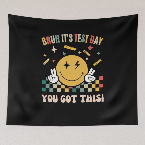 Item preview, Rertro Bruh It's Test Day You Got Testing Day Teacher kids Funny designed and sold by Run to Creations.