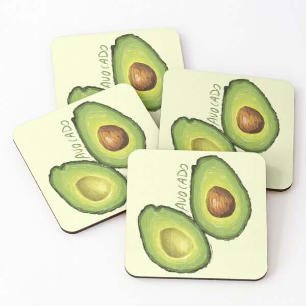 Artikelvorschau, Frische Avocado-Illustration entworfen und verkauft von Saffaway.