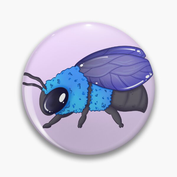 Item preview, Blue carpenter bee designed and sold by squishyenby.