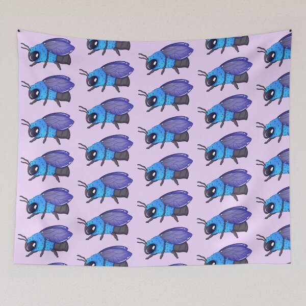 Item preview, Blue carpenter bee designed and sold by squishyenby.