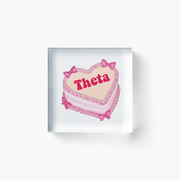 Artikelvorschau, Kappa Alpha Theta Bogenkuchen-Design entworfen und verkauft von SillyLittleDesigns.