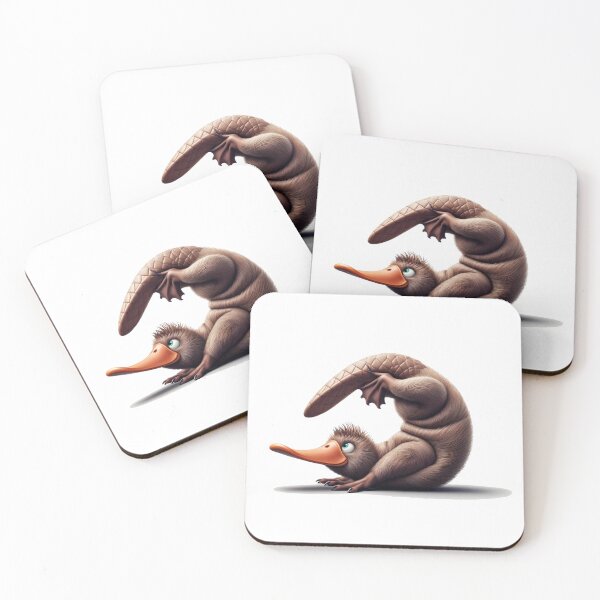 Item preview, Platypus Flexible Yoga - Fun and Creative Illustration designed and sold by latelierdechris.