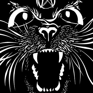 Artwork thumbnail, Angry Pentacle Cat by TheMoonlightShop