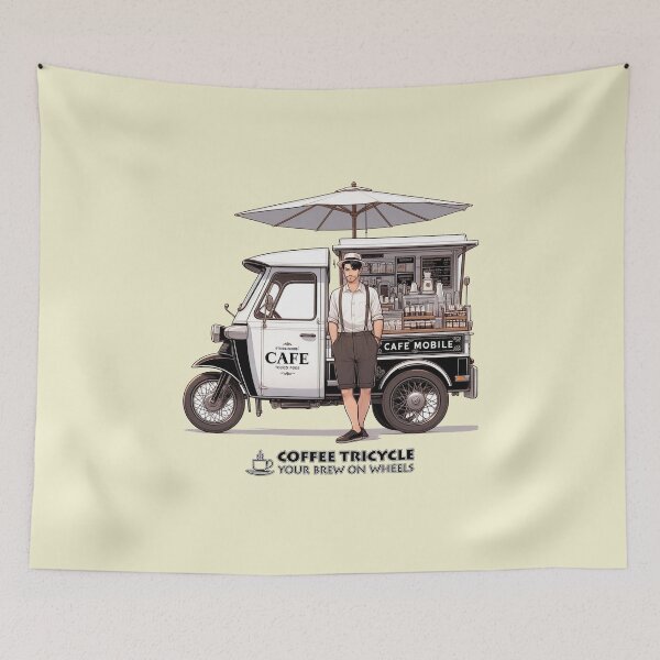 Item preview, Coffee Tricycle, Your Brew on Wheels designed and sold by Vanich-Panich.