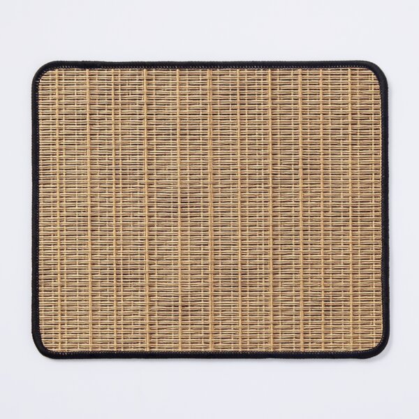 Item preview, Earth-Tone Handwoven Mat Texture Close-Up designed and sold by SurfaceCraft Studio.