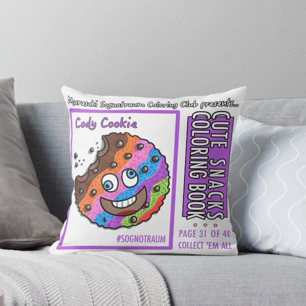 Item preview, Murasaki Sognotraum Coloring Club - Cute Snacks Coloring Book Page 31 designed and sold by GetContented.