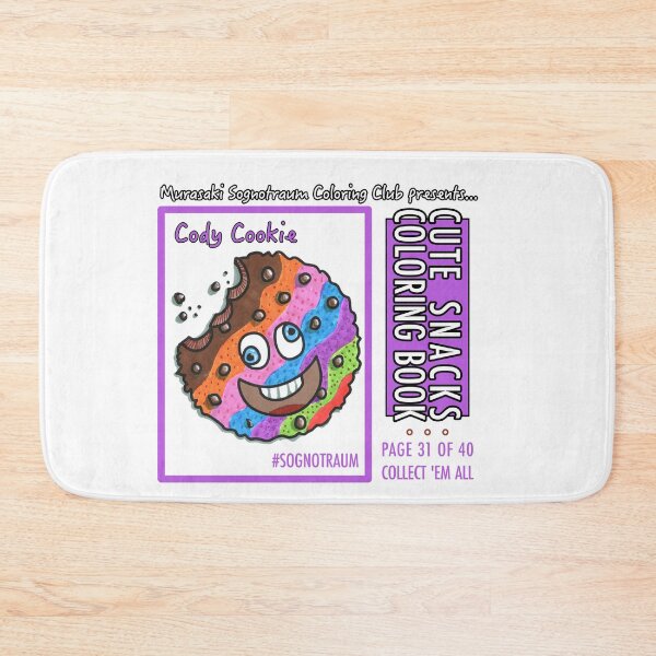 Item preview, Murasaki Sognotraum Coloring Club - Cute Snacks Coloring Book Page 31 designed and sold by GetContented.